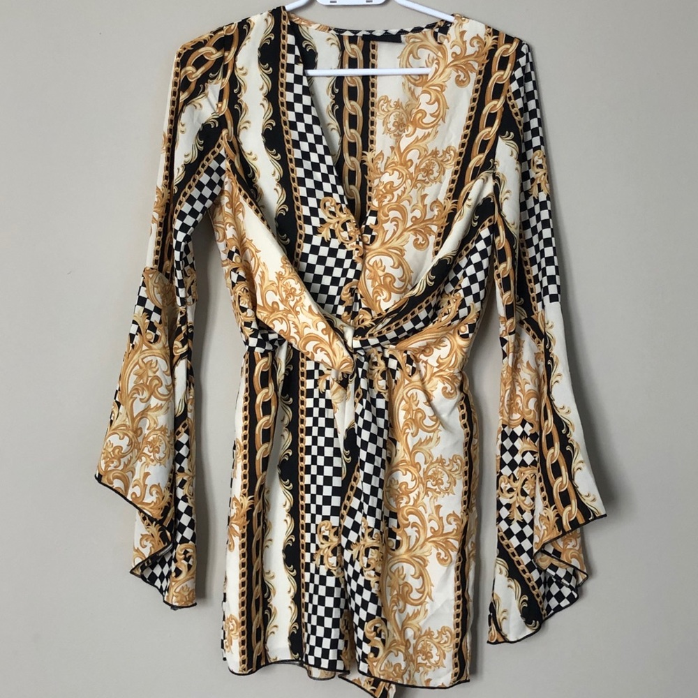 Vici Bell Sleeve Dress